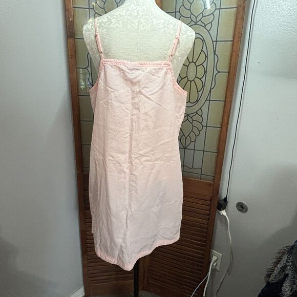 Nike Swoosh Women Woven Cami Dress Size XL Sleeveless Light Pink Size XL - Picture 4 of 12